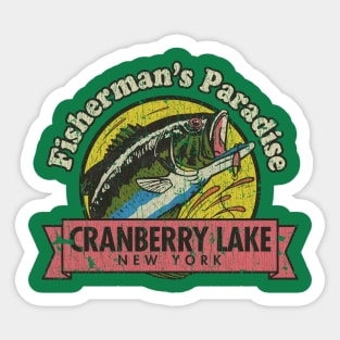 Cranberry Lake Fisherman’s Paradise 1966 Sticker